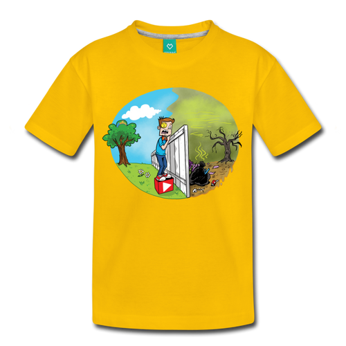 The Other Side T-Shirt (Mens) - sun yellow
