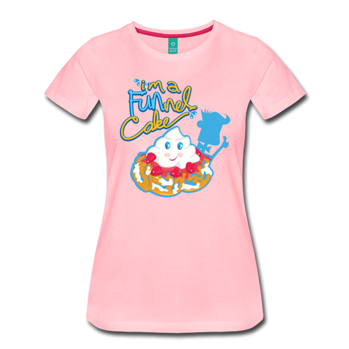 I'm A FUNnel Cake T-Shirt (Womens) - pink