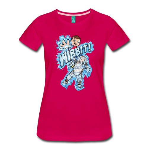 WIBBIT! T-Shirt (Womens) - dark pink