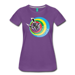 M.I.K.E. Logo, Multicolor T-Shirt (Womens) - purple