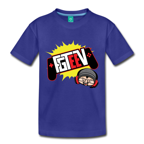 FGTeeV Controller Logo T-Shirt (Youth) - royal blue