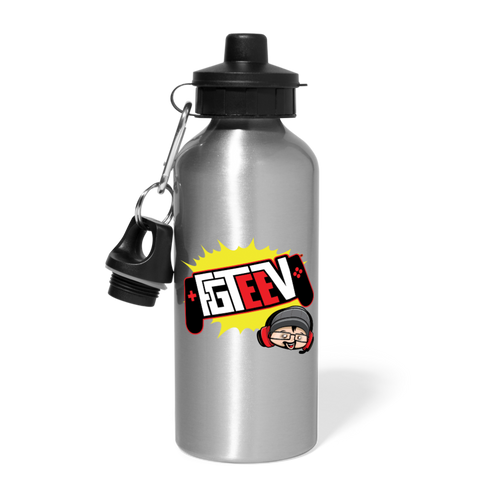 FGTeeV Controller + FUNnel Vision Water Bottle - silver