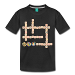 YouTube Scrabble T-Shirt - black